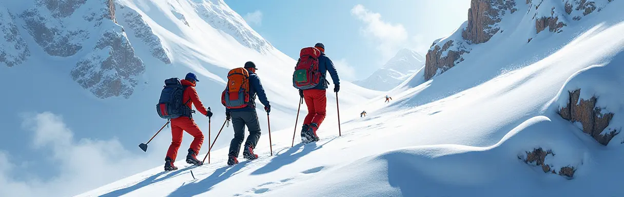 Правила поведения при сходе лавины