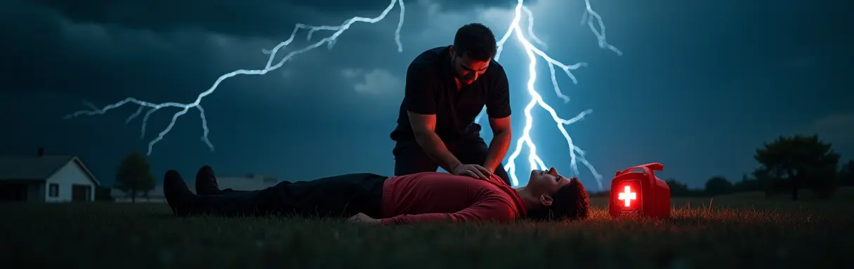 Как действовать при поражении молнией
