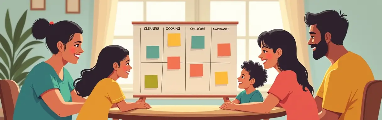 Как распределить домашние обязанности в семье