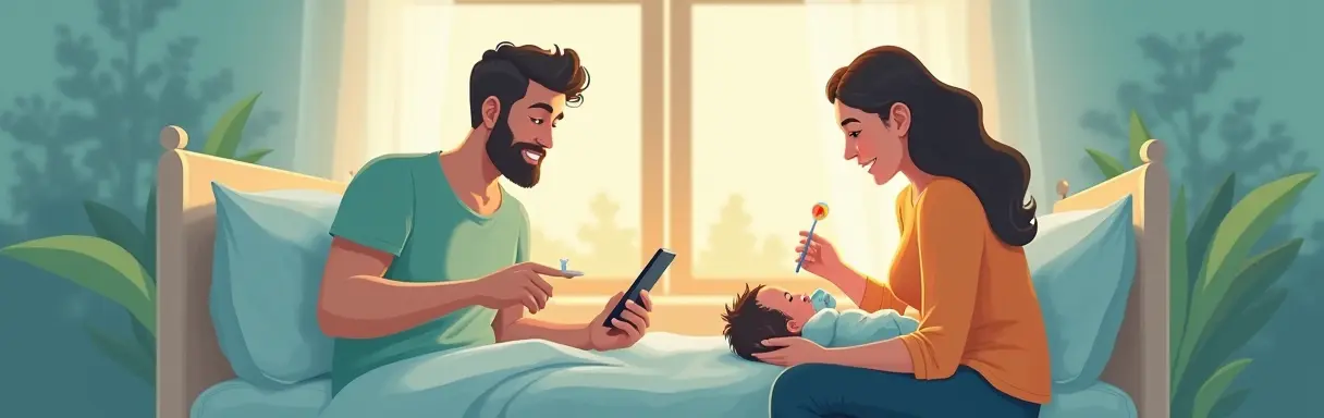 Распределение обязанностей при уходе за новорожденным