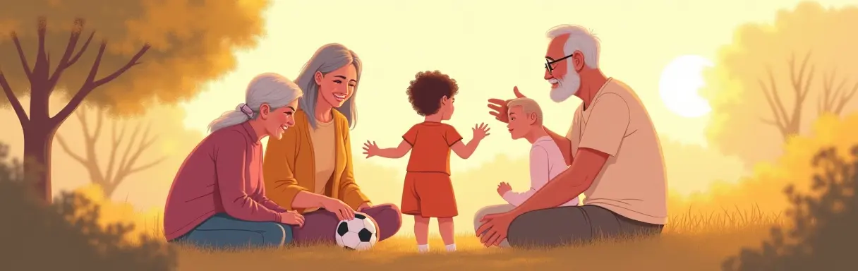 Воспитание ребенка в семье с бабушками и дедушками