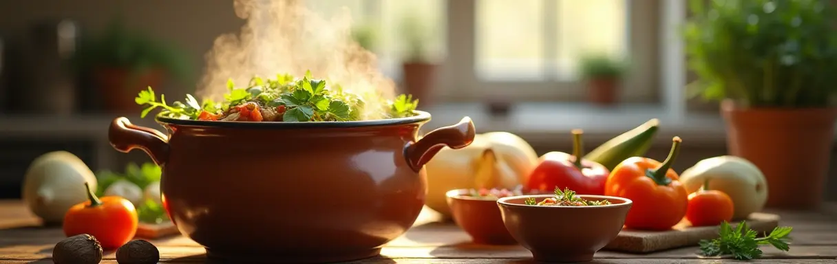 Приготовление блюд в керамической посуде