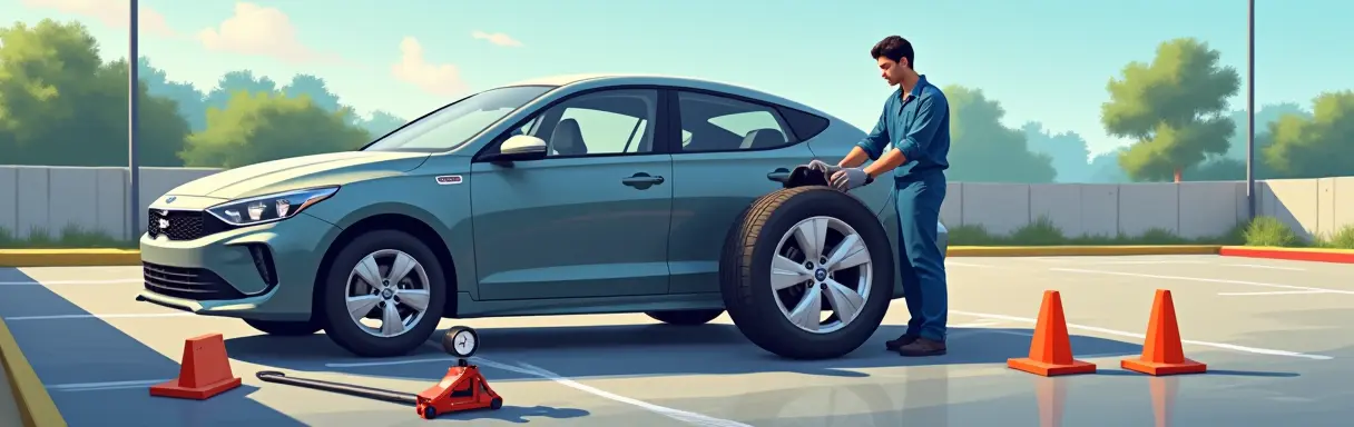 Как поменять колесо самостоятельно