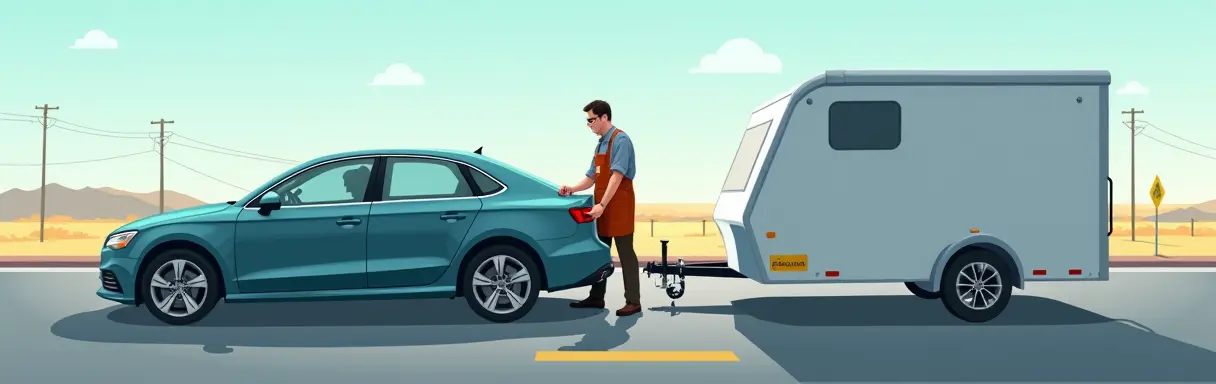 Вождение с прицепом: правила и техника