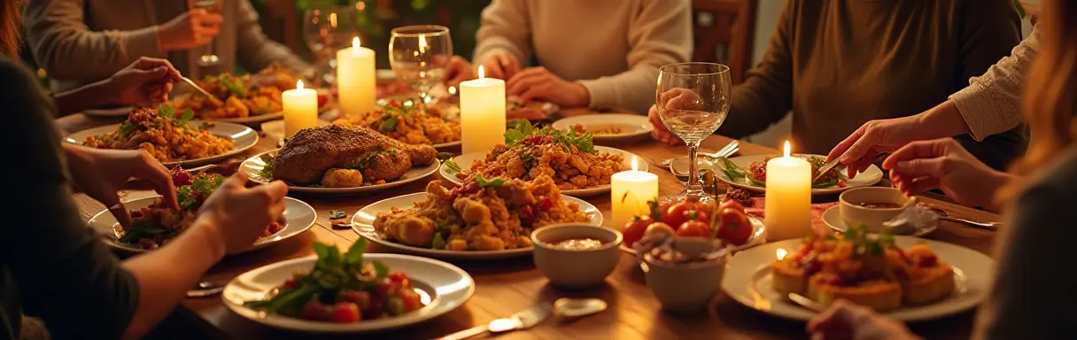 Приготовление блюд для большого застолья