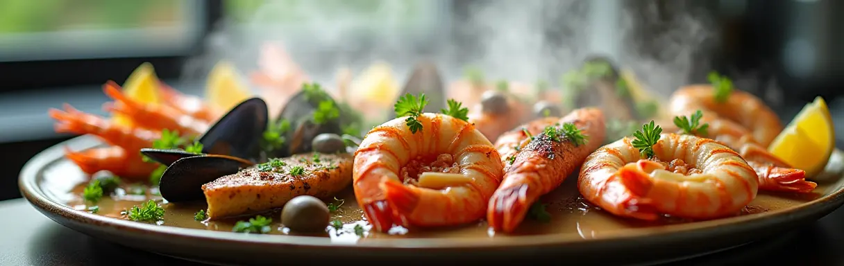 Приготовление блюд из морепродуктов