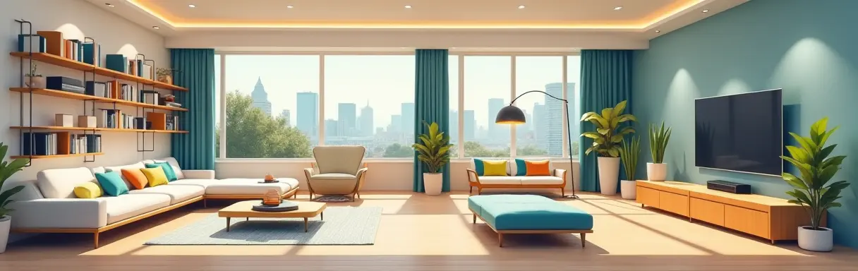 Ремонт гостиной: зонирование, мебель, освещение