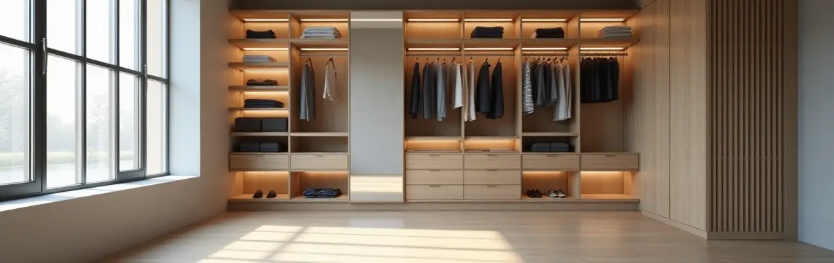 Ремонт гардеробной: планировка, системы хранения