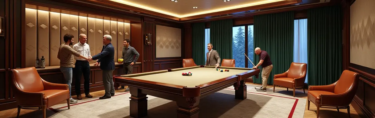 Ремонт бильярдной в частном доме