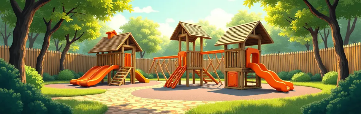 Обустройство детской площадки на даче