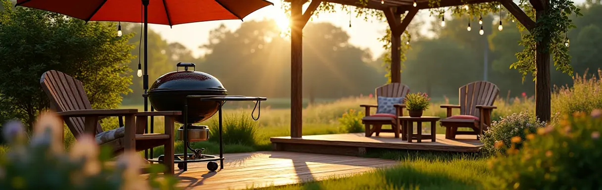 Обустройство зоны барбекю на даче