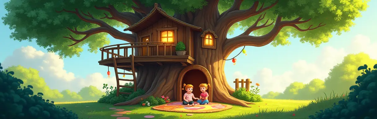 Строительство детского домика на дереве