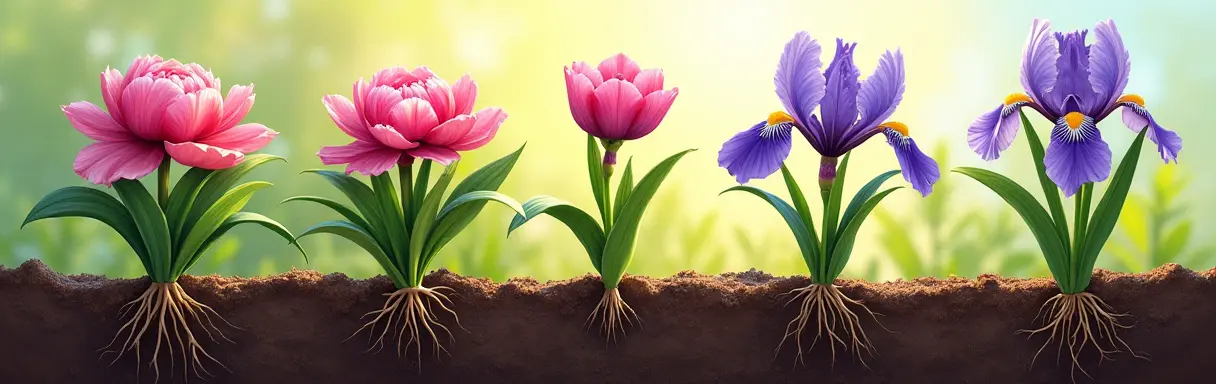 Выращивание пионов и ирисов: весенние цветы