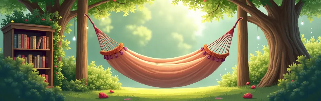 Обустройство зоны для гамака в саду