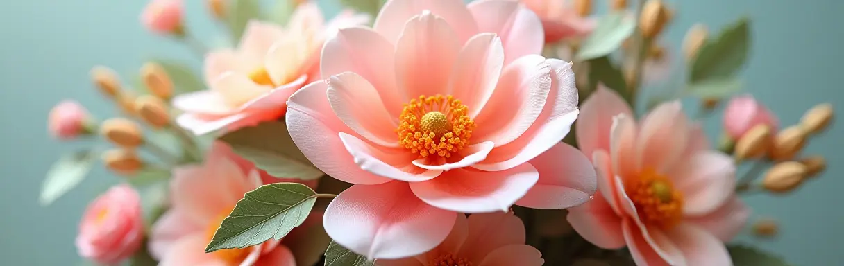 Вышивка лентами объемных цветов