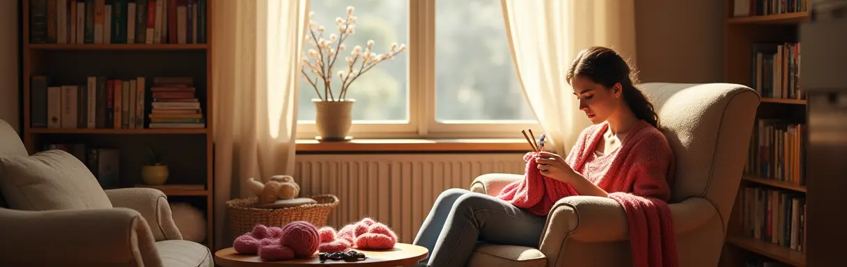 Вязание в технике вязания из мохера