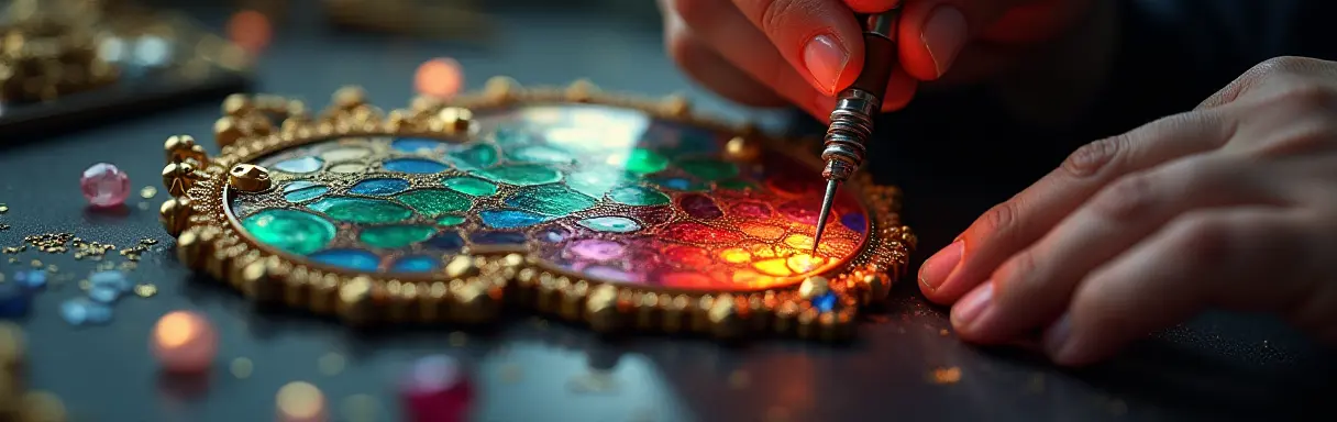 Создание украшений в технике эмалирования