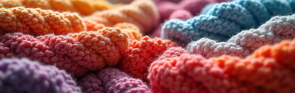 Вязание в технике вязания из ленточной пряжи