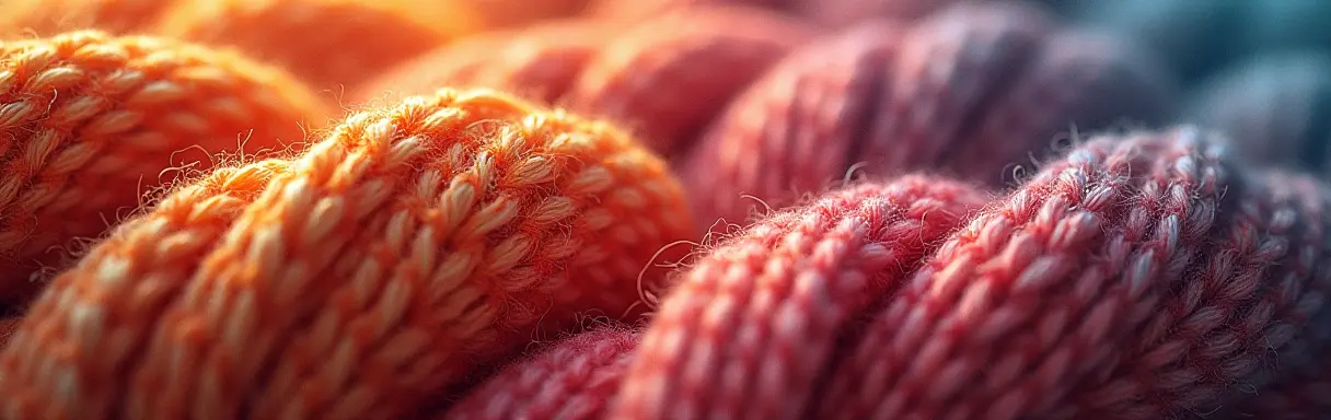 Вязание в технике вязания из меланжевой пряжи