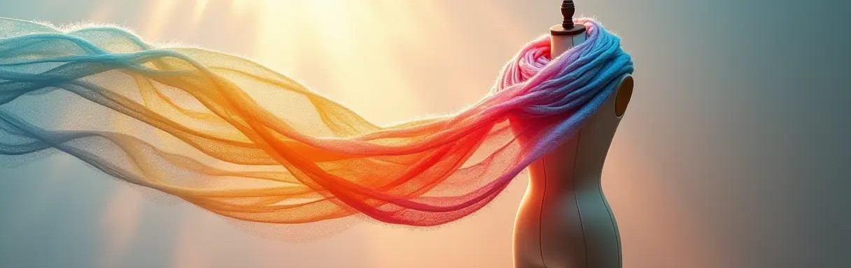 Вязание в технике вязания из секционно окрашенной пряжи