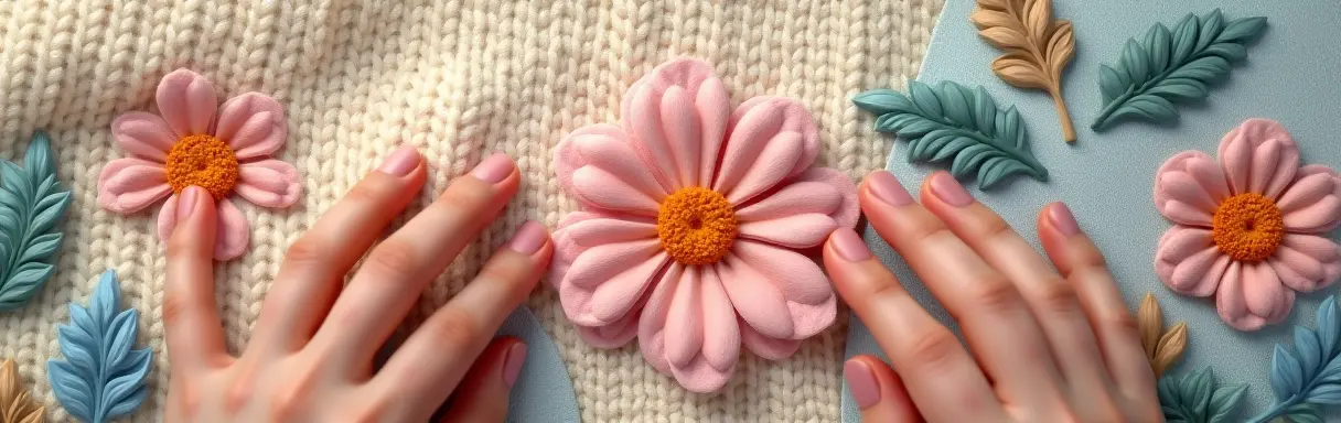 Вязание в технике вязания с аппликацией