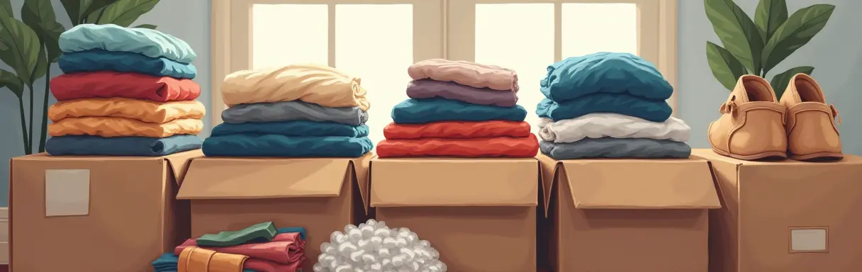 Как упаковать одежду и обувь для переезда