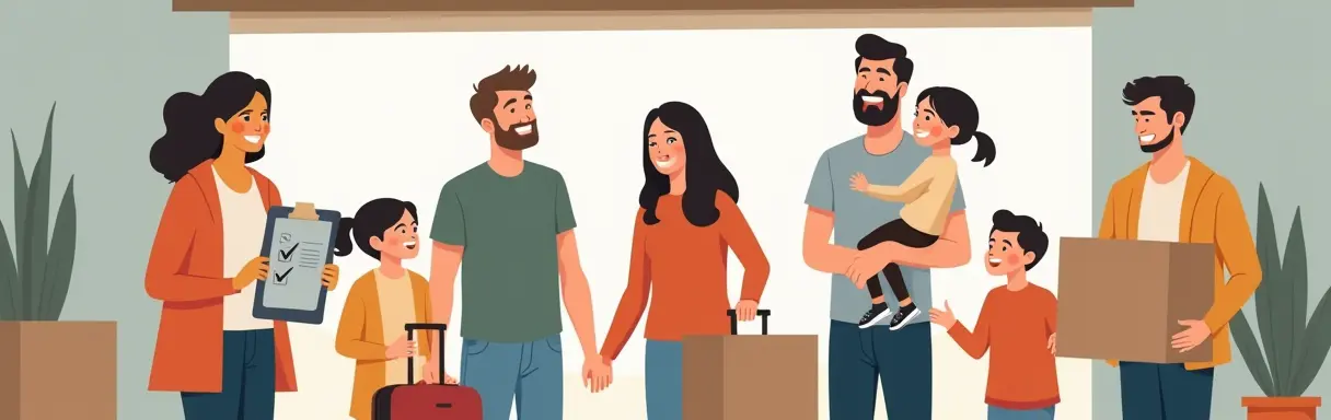 Организация переезда большой семьи