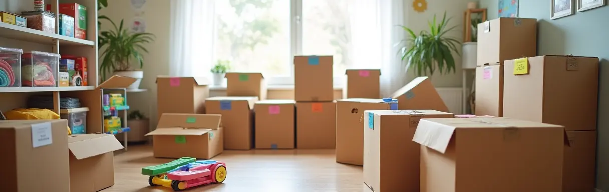 Как упаковать детскую комнату для переезда