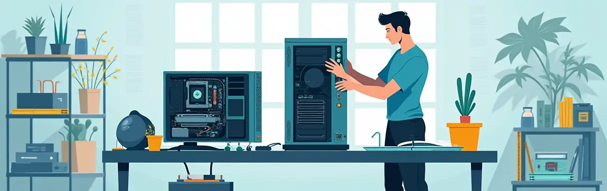 Переезд с компьютерной техникой