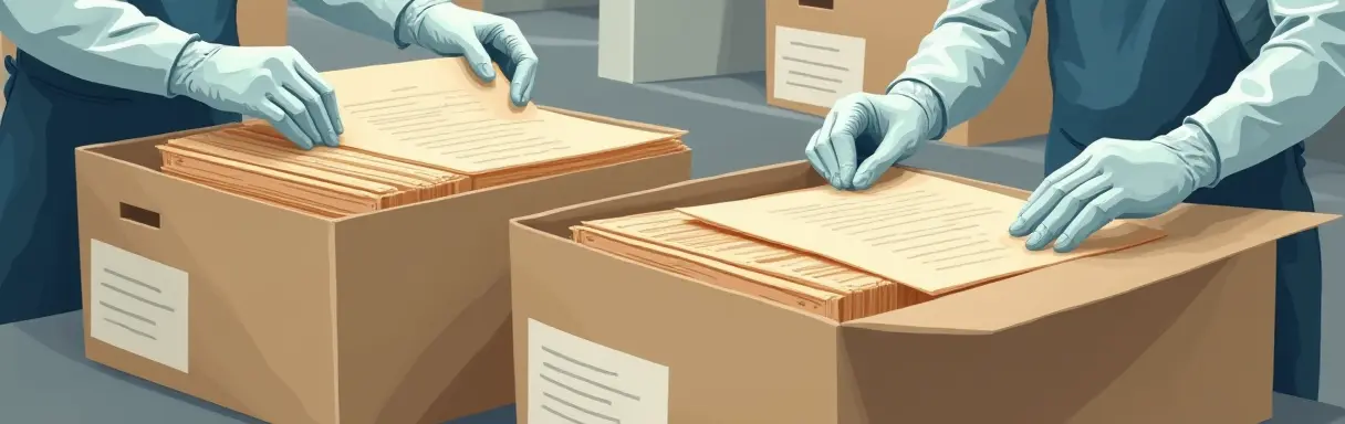 Переезд с архивом или коллекцией документов