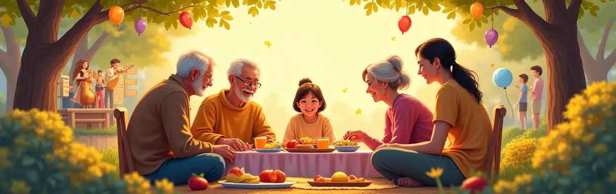 Празднование дня пожилого человека