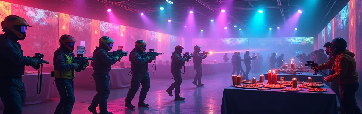 День рождения в лазертаг-арене