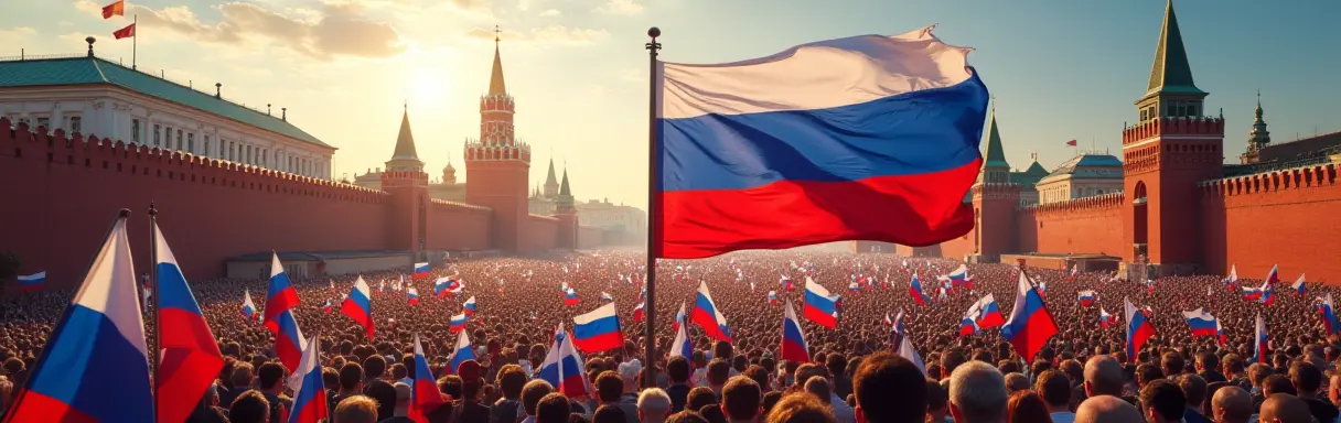 Празднование дня флага России