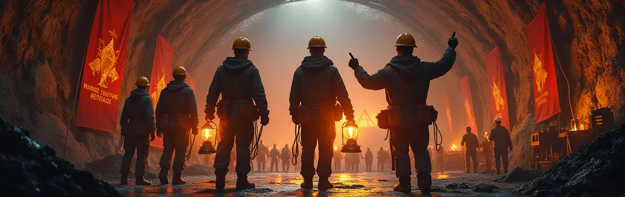 Празднование дня шахтера