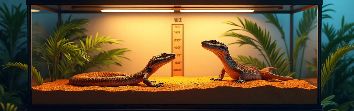 Уход за рептилиями: террариум, температура, влажность