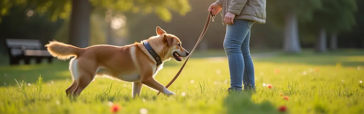 Как приучить собаку к поводку и ошейнику