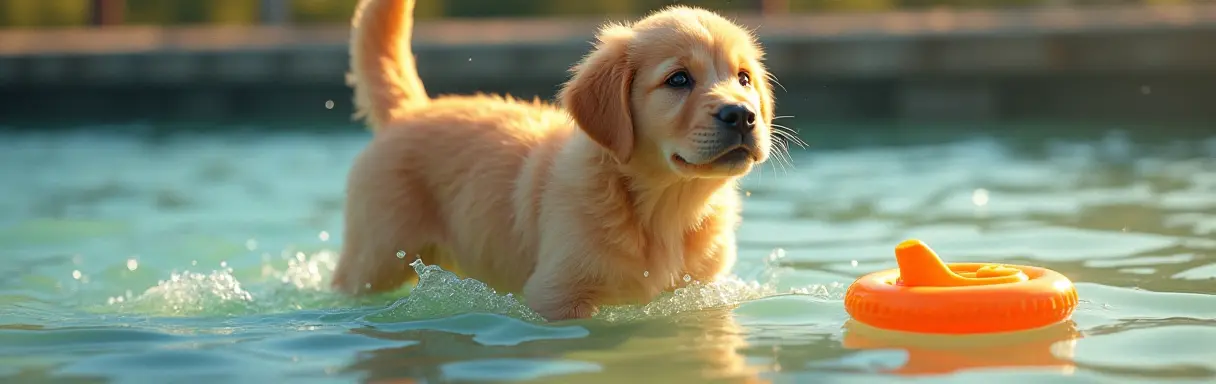 Как приучить собаку к плаванию