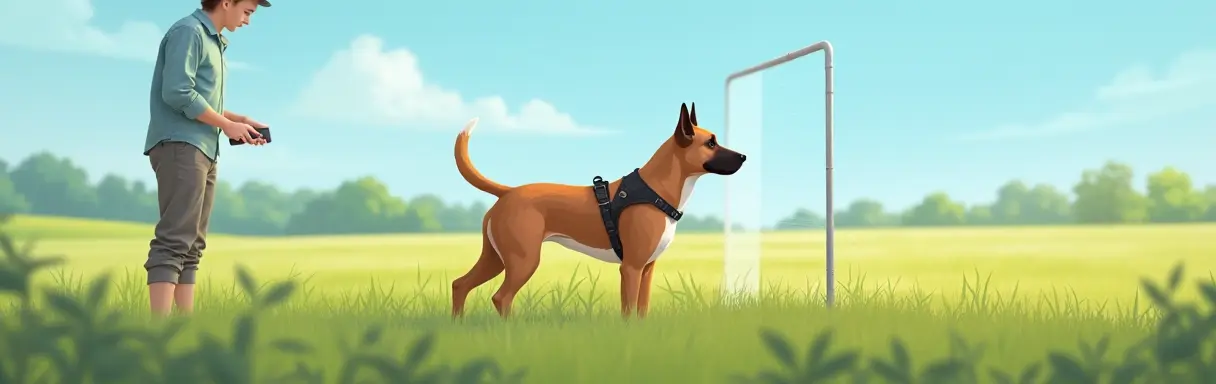 Как научить собаку команде "барьер"