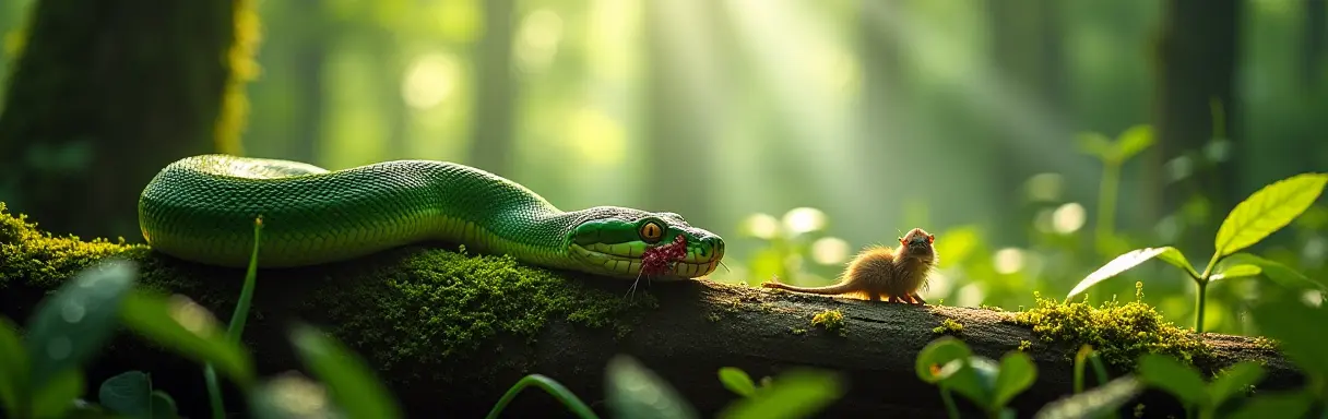 Питание змей: грызуны, размер, частота