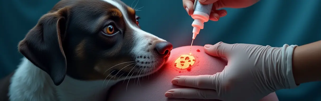 Уход за кожей собаки с hot spots