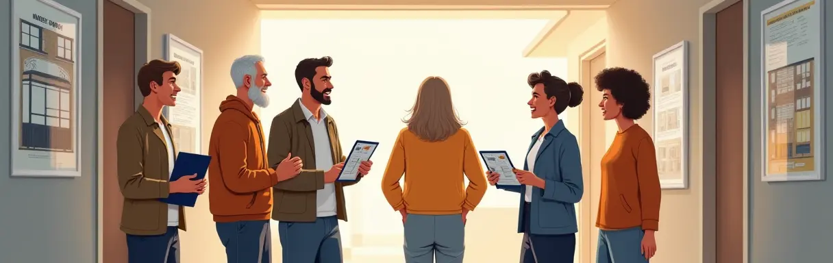 Переговоры с соседями о совместном ремонте подъезда