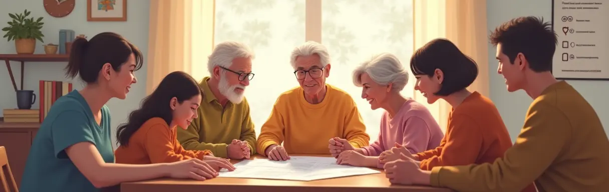 Переговоры с родственниками о уходе за пожилым членом семьи