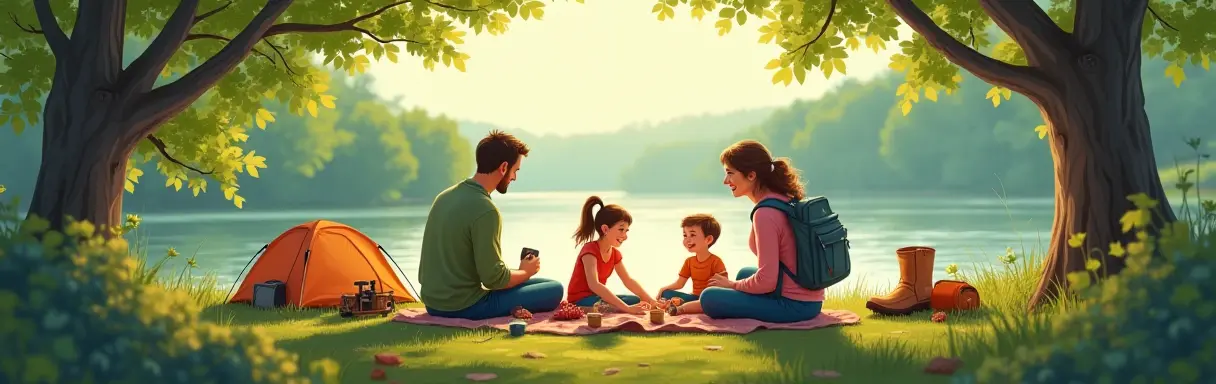 Создание семейных традиций отдыха на природе