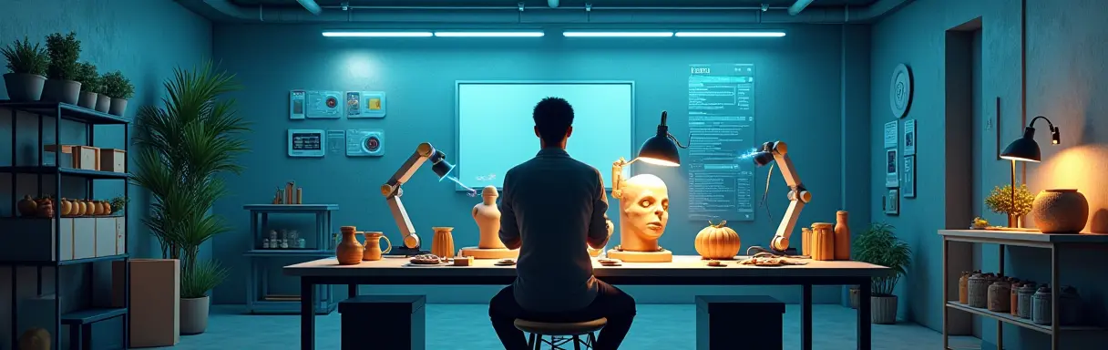 Умные системы для домашней студии лепки и скульптуры