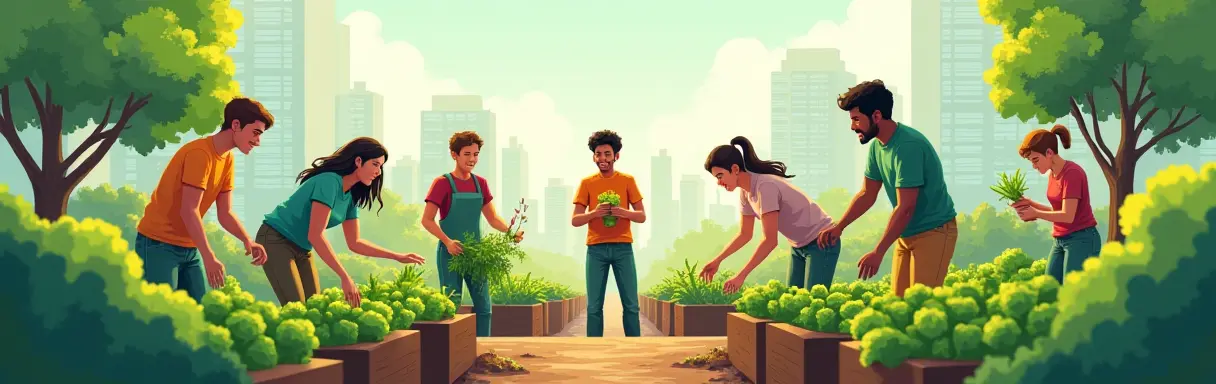 Волонтерство в создании urban farms в городах