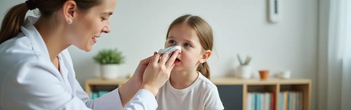 Первая помощь при носовом кровотечении у детей