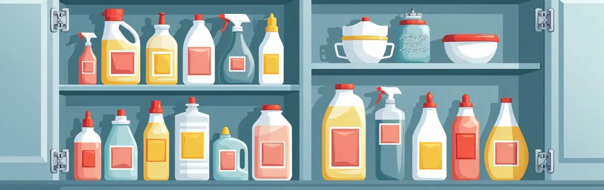 Как хранить бытовую химию безопасно