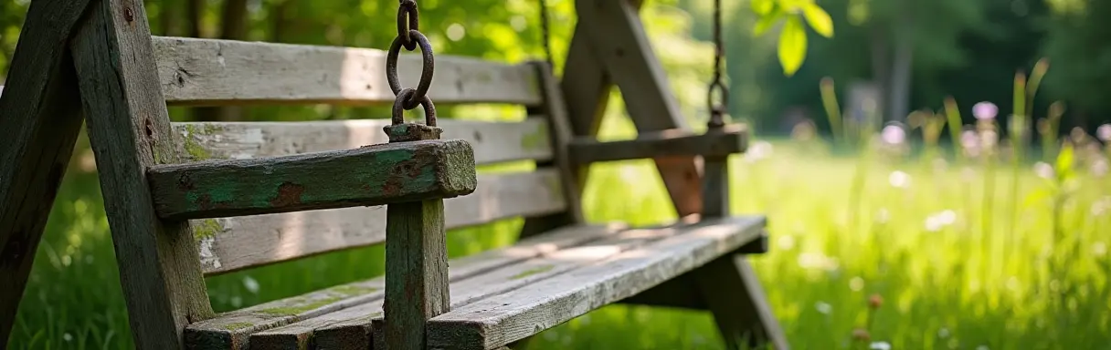 Ремонт садовых качелей и скамеек