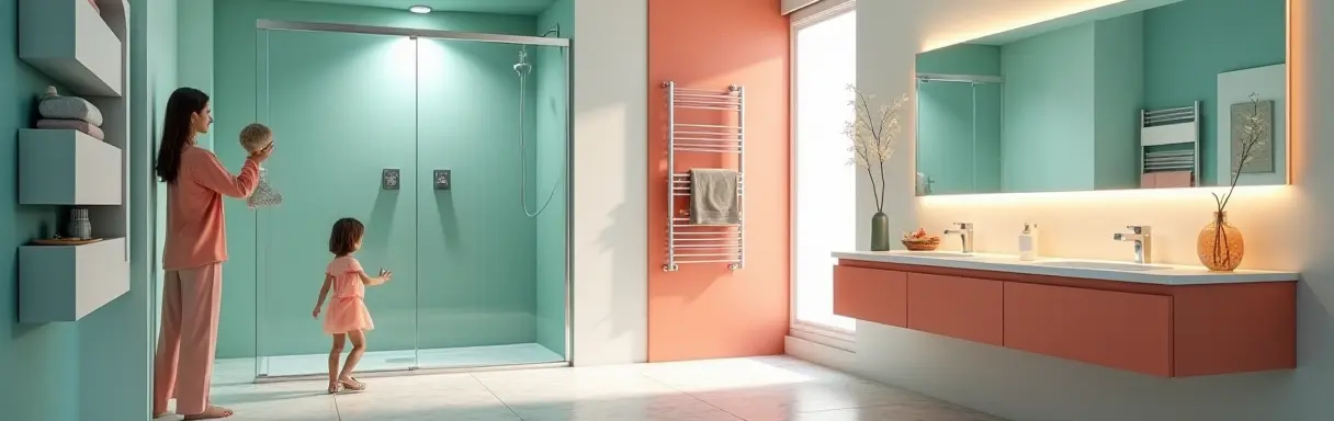 Организация пространства в ванной для семьи